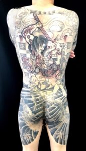 張順水門破りの刺青、和彫り(Japanese Tattoo)画像