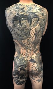 金剛夜叉明王の刺青、和彫り(Japanese Tattoo)の画像です。