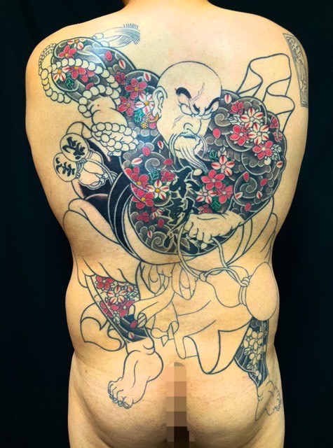 水滸伝・花和尚魯智深の刺青、和彫り(Japanese Tattoo・タトゥー)の画像