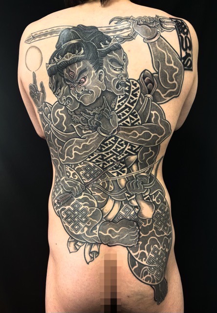 阿修羅の刺青、和彫り(Japanese Tattoo・タトゥー)の画像