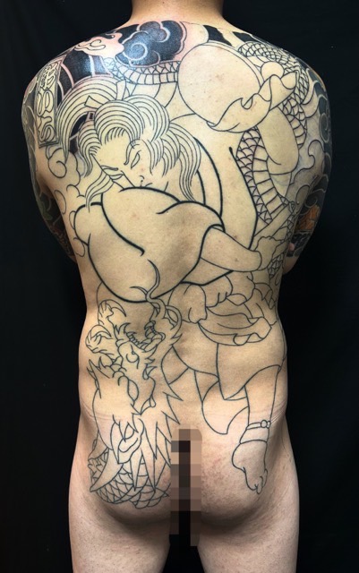 龍王太郎の刺青、和彫り(Japanese Tattoo・タトゥー)の画像