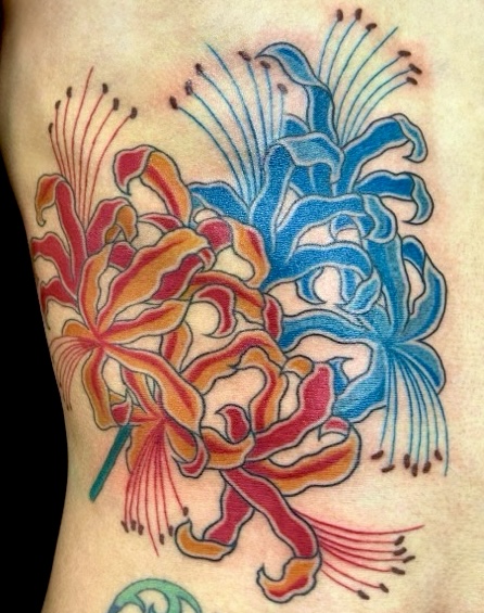 彼岸花-ワンポイントTattooのワンポイントTattoo(タトゥー)の画像