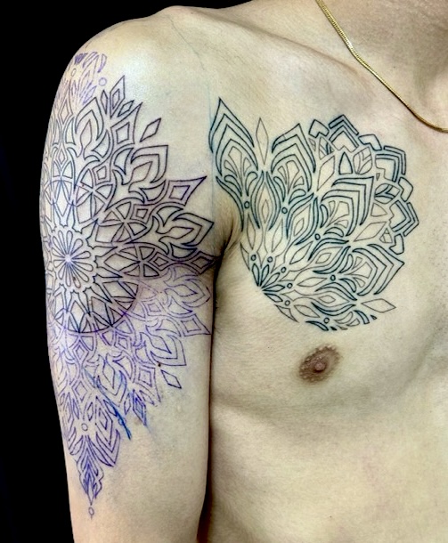 曼荼羅 Tattoo(制作中)のワンポイントTattoo(タトゥー)の画像