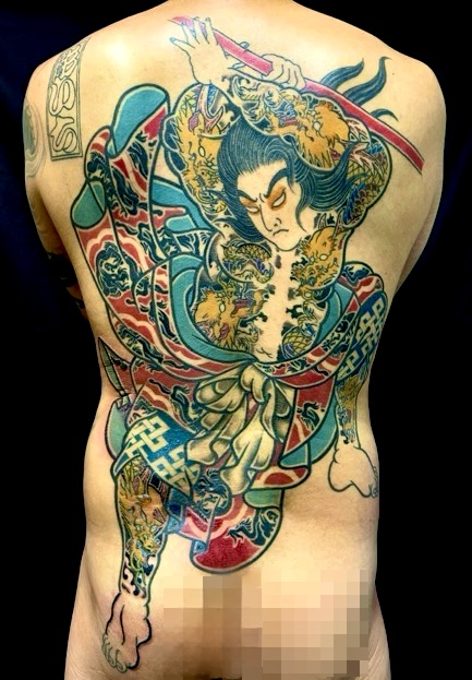 九紋龍史進・水滸伝の刺青、和彫り(Japanese Tattoo・タトゥー)の画像