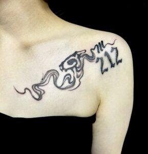 ワンポイント・レタリングのワンポイントTattoo(タトゥー)の画像