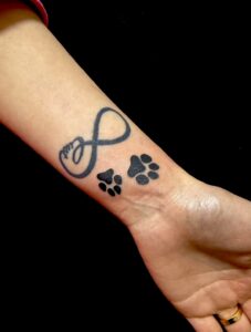 肉球のタトゥー・刺青・和彫画像