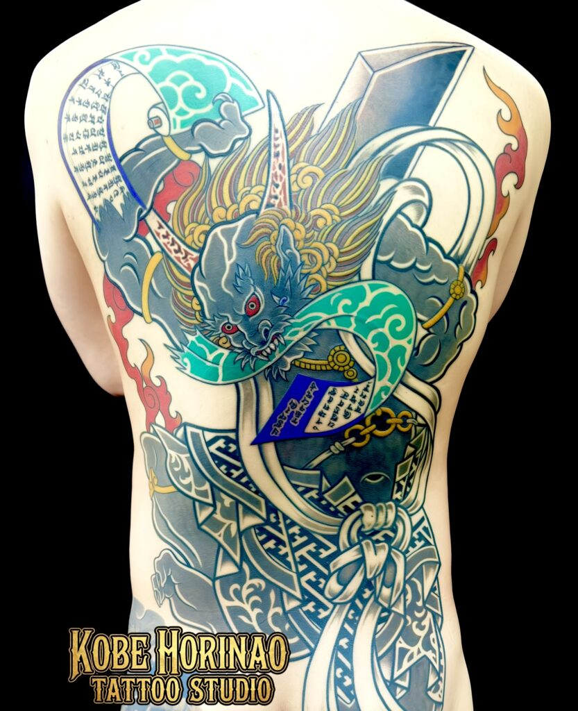 第六天魔王波旬・フルリメイクのタトゥー・刺青・和彫画像
