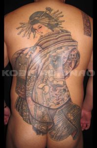地獄太夫のの刺青、和彫り(Japanese Tattoo)画像