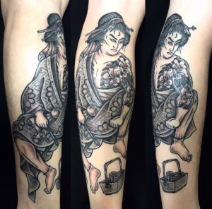 弁天小僧菊之助の刺青、和彫り(Japanese Tattoo)の画像