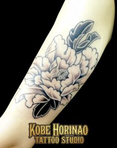 牡丹(ワンポイントタトゥー)のタトゥー・Tattoo画像